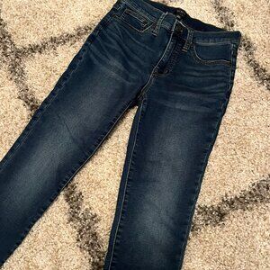 J. Crew 9" High-Rise Skinny Jeans size 26P, Inseam 24